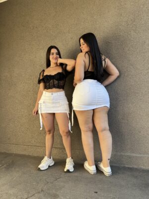 Falda short Colombia (blanca)