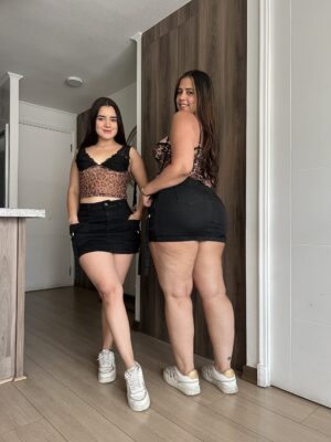 Falda short Colombia (negra)
