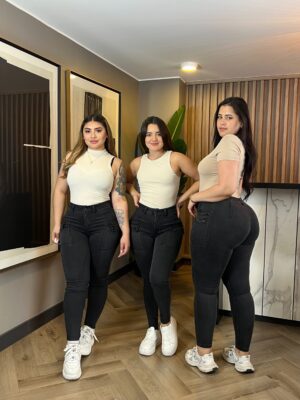 Cargo Skinny Milán Negro