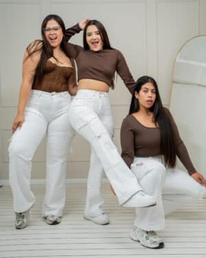 Cargo Jeans París (Blanco)