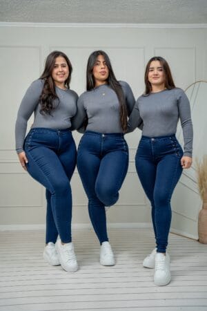Skinny Jeans Dubai (azul liso)