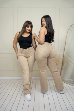 Wide Leg Polonia (Beige)