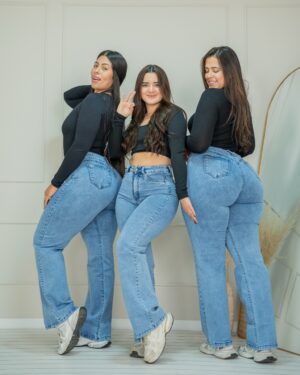 Wide Leg Brasil (celeste) - 36