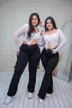 Cargo Jeans París (negro)