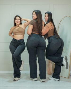Wide leg Brasil (negro) - 50