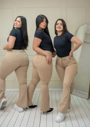 Flare Jeans Honduras (beige) - 46