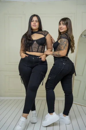 Skinny Cargo Toronto (Negro)