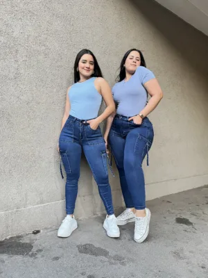Skinny Cargo Toronto (Azul) - 48