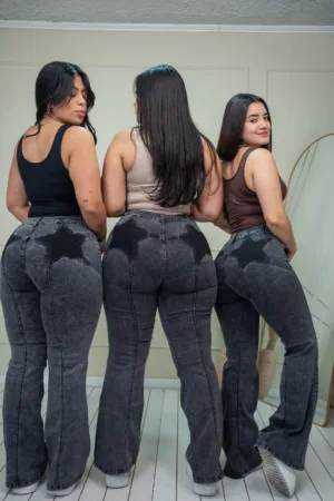 Flare Jeans Texas (grafito)