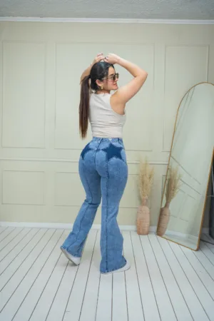 Flare Jeans Texas (celeste) - 46