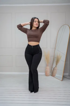 Flare Jeans Dubai (negro)