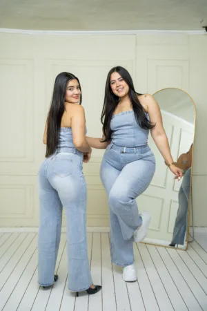 Enterito Wide Leg Denim (Glow) - M