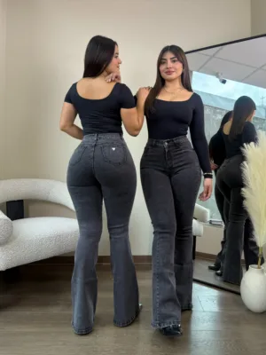 Flare Jeans Filipinas (grafito)