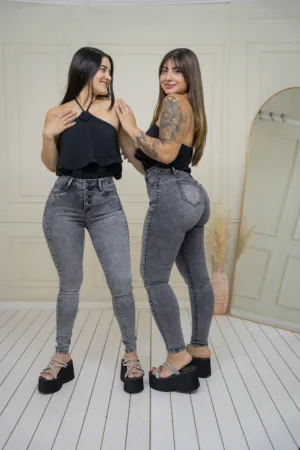 Skinny jeans Atenas (gris)