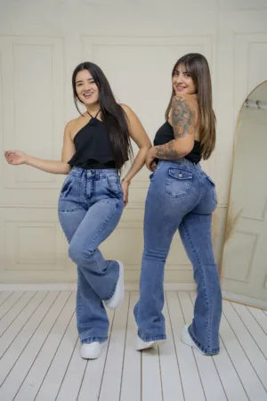 Flare jeans Indonesia (azul) - 38