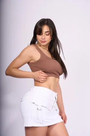 Falda short Hanny (blanca) - 38