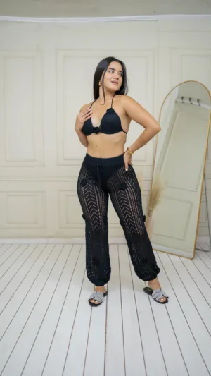 Set playero Santorini (negro)