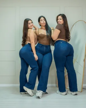 Wide leg Brasil (azul) - 48