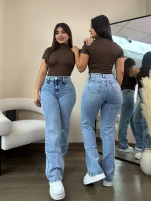 Wide Leg Luxemburgo (celeste)