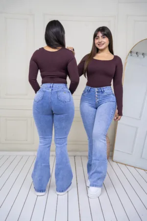 Flare Jeans Estambul (celeste) - 38