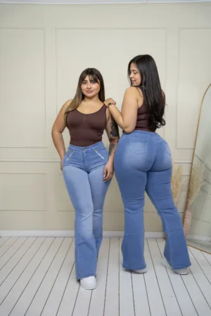 Flare Jeans Seúl (celeste) - 36