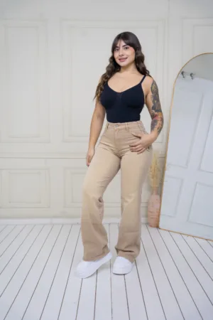 Wide leg Dubai (beige) - 42