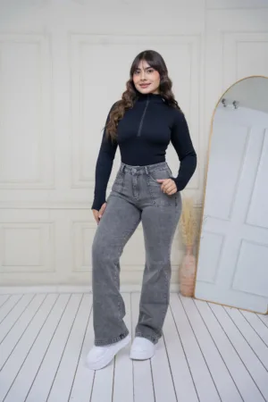 Wide leg Polonia (ceniza) - 36
