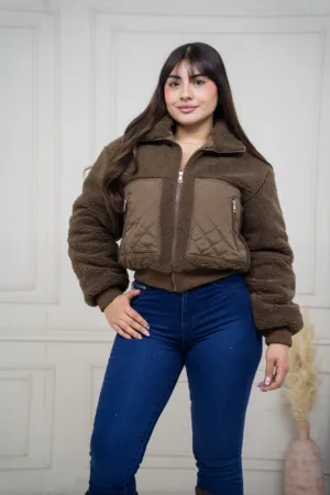 Chaqueta Teddy Premium (café)