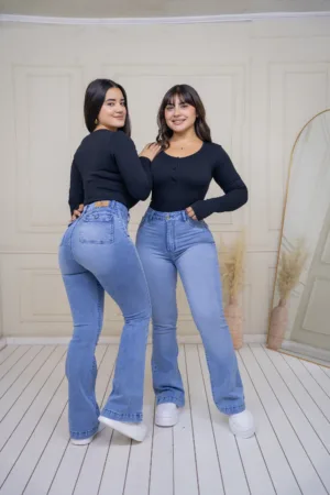 Flare Jeans New York (celeste) - 40