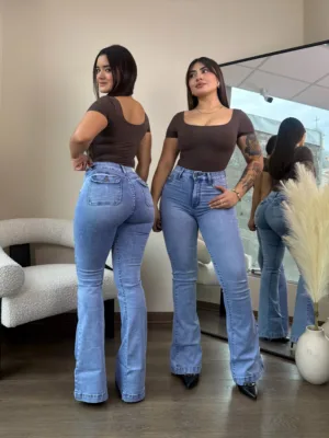 Flare Jeans New York (celeste)