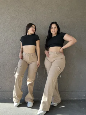 Cargo Jeans París (beige) - 44