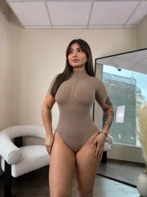 Body reductor Zipper (manga corta)