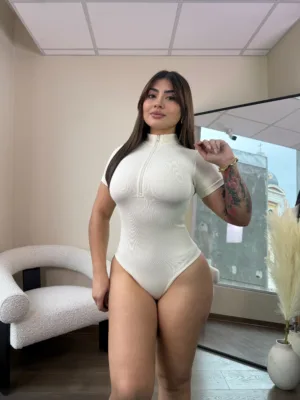 Body reductor Zipper (manga corta)